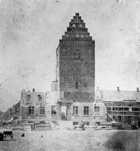 Rådhustårnet ca 1863-64